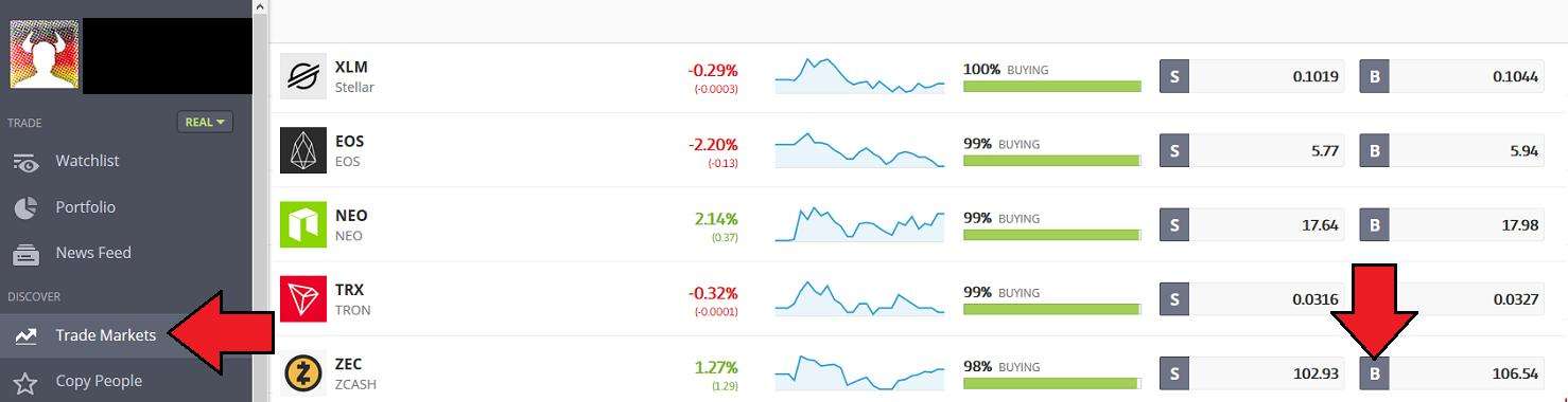 ZCash auf eToro kaufen