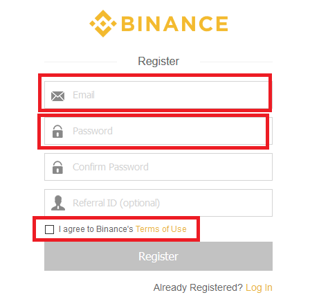 Binance Registration