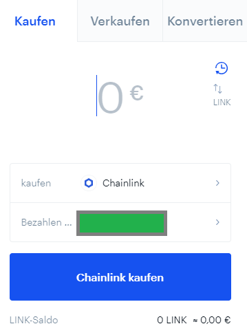 Chainlink auf Coinbase kaufen