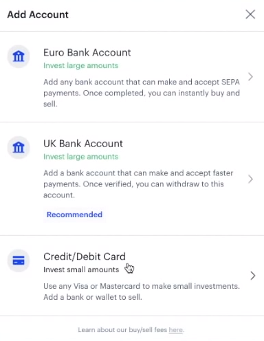 Coinbase add bank account