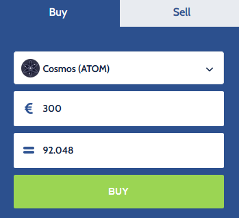 Buy cosmos ATOM