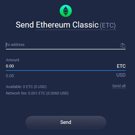 ethereum classic atomic wallet