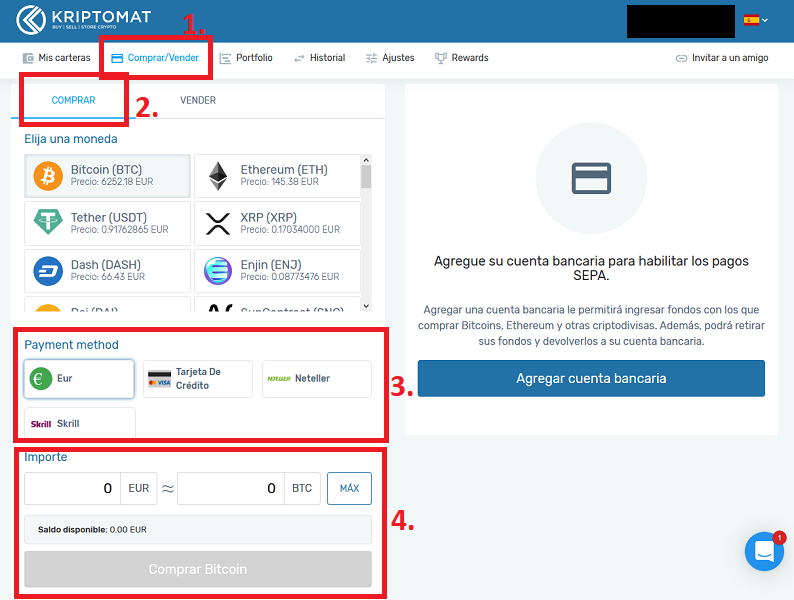 kriptomat comprar IOTA