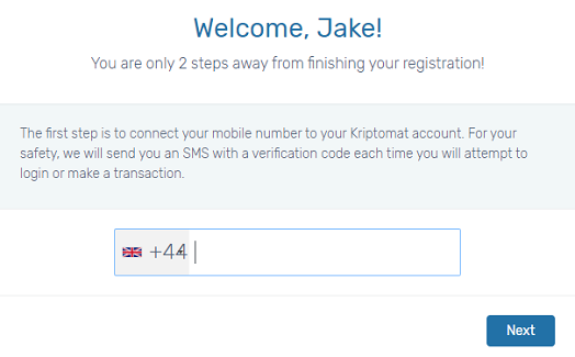 kriptomat registration review