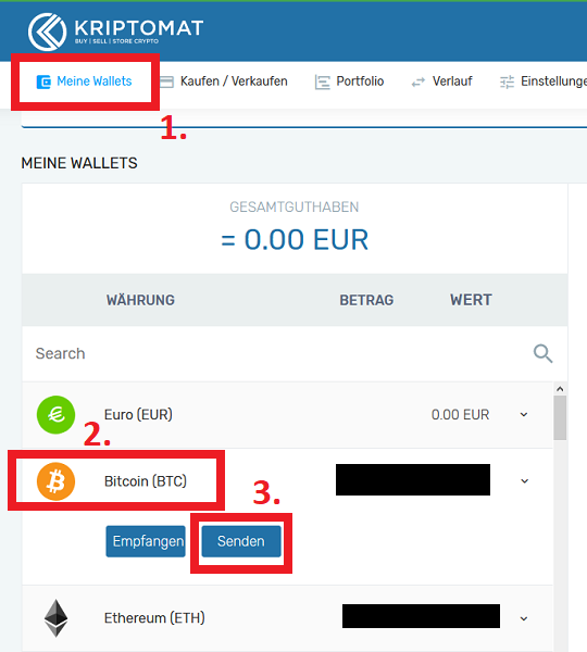 kriptomat wallet