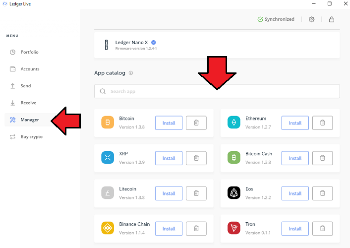 Ledger Live Apps installieren