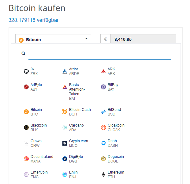 Litebit Kryptowährungen